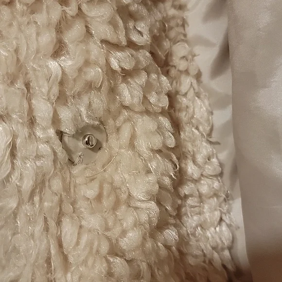 H&M Cream Teddy Jacket - Picture 7 of 7